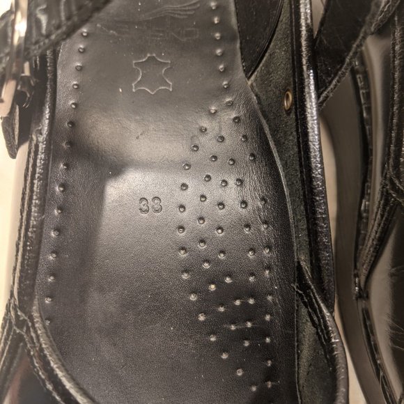 SOLD - Dansko Mary Jane Clogs Black Strap size 7.5 - Picture 5 of 9